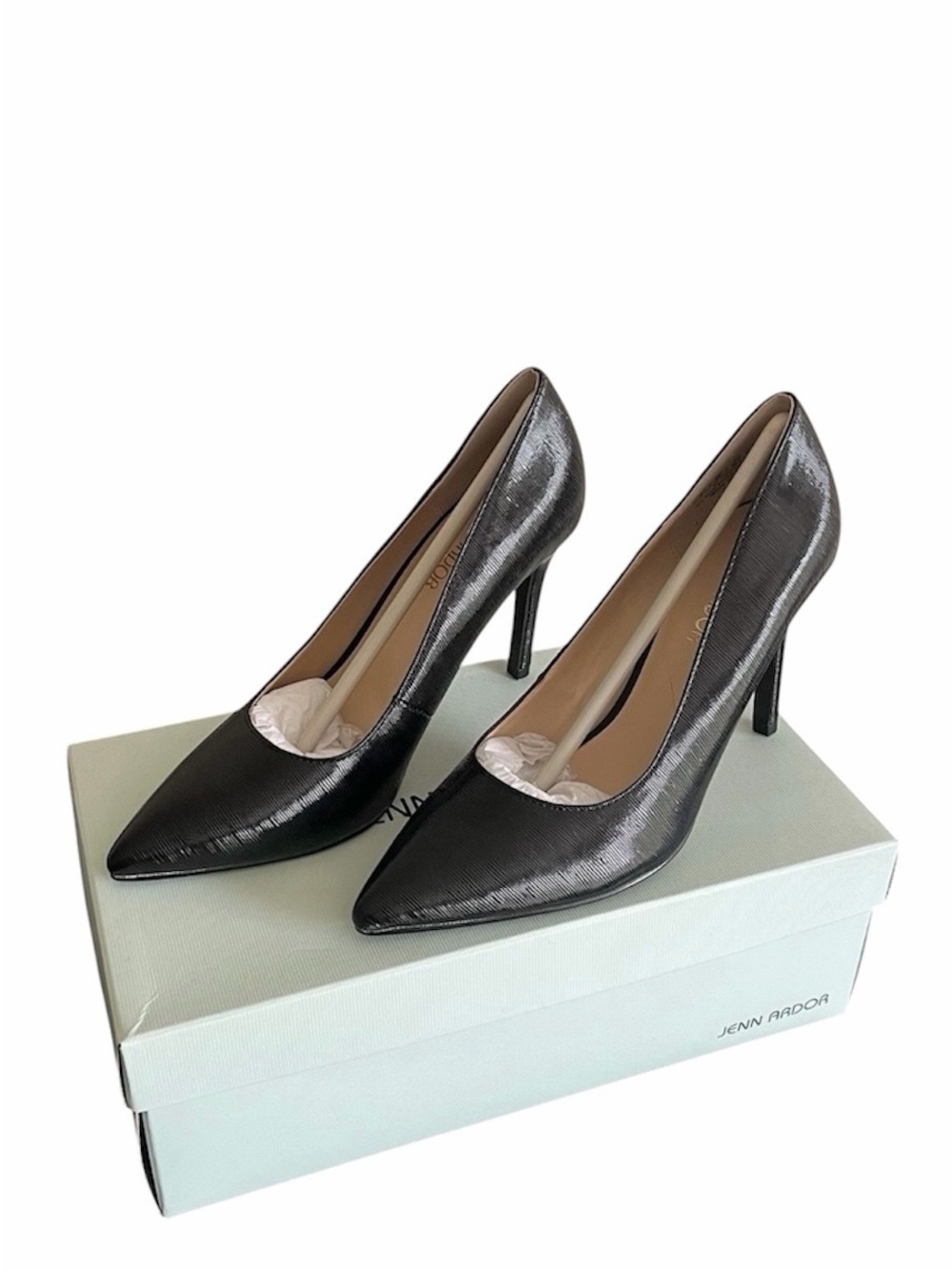 Jenn Ardor Womens 6 High Heel Stiletto Shoes Pointed Toe Dress Pumps Black